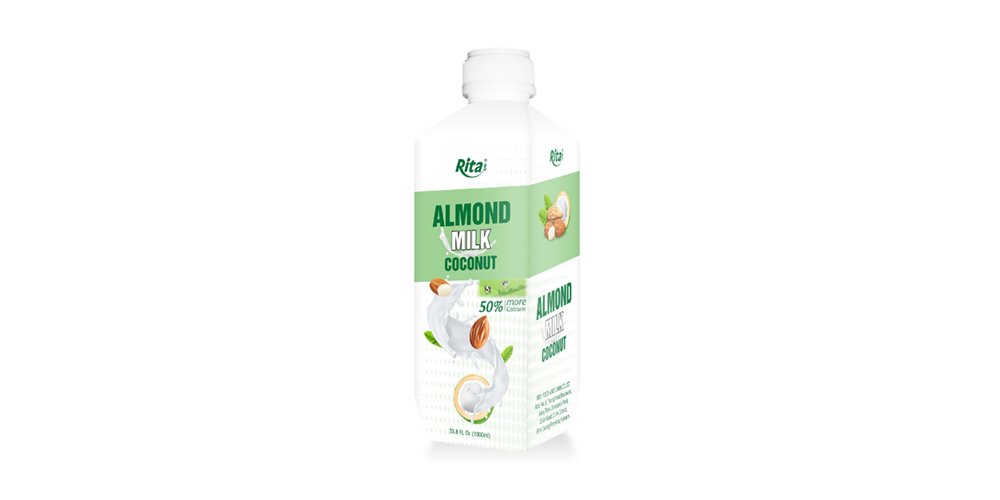 Almond Coconut Milk 1000ml PP Bottle Rita Brand